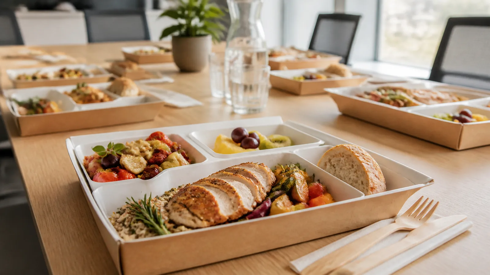 Plateaux repas livrés à Montpellier